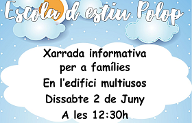 Xarrada de l’escola d’estiu 2018 Xarrada de l’escola d’estiu 2018